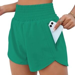 BMJL Women's Athletic Shorts High Waisted Running Short Pocket 2.5"